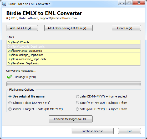 Click to view EMLX Reader 1.2 screenshot